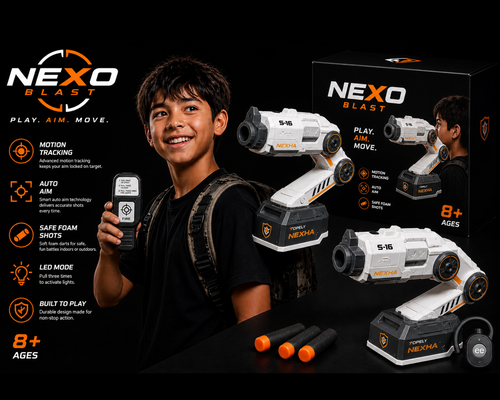 NEXO Blast Head-Tracking Foam Blaster ™